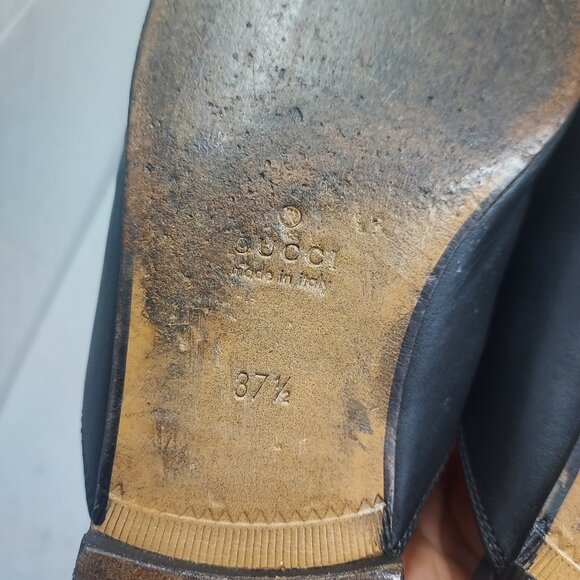 Gucci Womens Black Horsebit Princetown Slide Mule - Picture 5 of 10